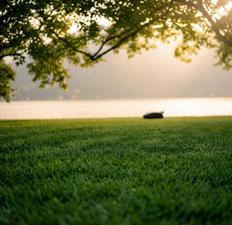 Volta Lawn Companion caring for the lawn daily